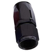 Aeroflow - AF101-04BLK |      <b>100 / 150 Series Taper Style One Piece Full Flow Swivel Straight Hose End -4AN</b> Black Finish. Suit 100 & 450 Serie