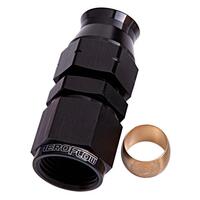Aeroflow - AF109-05BLK |     <b>Tube to Female AN Adapter5/16" to -6AN</b>Black Finish. Suits Aeroflow,Moroso & Russell Tubing