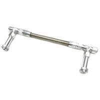 Aeroflow - AF165-08S | Carburettor Inlet Rail Kit-8AN Ultra HPSilverFinish. Suits Holley Ultra HPAluminium Series Fuel Line
