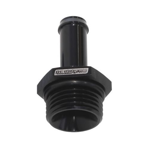 Aeroflow - AF414-08-08BLK | ORB to Barb Fitting - Black -8 ORB to 5/16" (7.93mm) Barb Black Finish