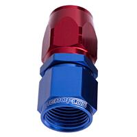 Aeroflow - AF501-06 | 500 / 550 SeriesCutter Style One Piece FullFlow Swivel Straight Hose End-6ANBlue/Red Finish. Suits100 & 450 SeriesHose