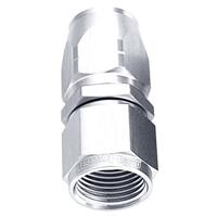Aeroflow - AF501-06S | 500 / 550 SeriesCutter Style One Piece FullFlow Swivel Straight Hose End-6ANSilver Finish. Suits 100& 450 Series Hose