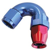 Aeroflow - AF575-08D | 570 Series One-Piece FullFlow 150° Hose End -8ANBlue/Red Finish.Suit 200 Series PTFE Hose