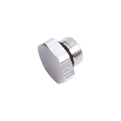 Aeroflow - AF814-03S | ORB HEX PORT PLUG -3AN SILVER FINISH