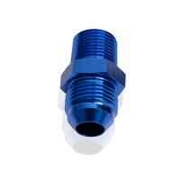 Aeroflow - AF816-04-01 | NPT to Straight Male FlareAdapter 1/16" to -4AN Blue Finish
