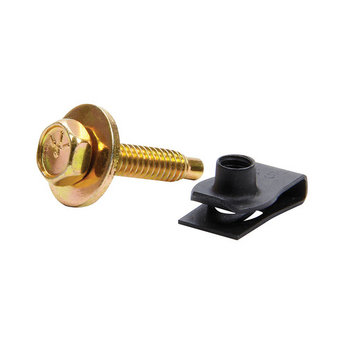 ALLSTAR PERFORMANCE - ALL18559 | BODY BOLT KIT W/ CLIPS 10PK GOLD | IBRP.com.au