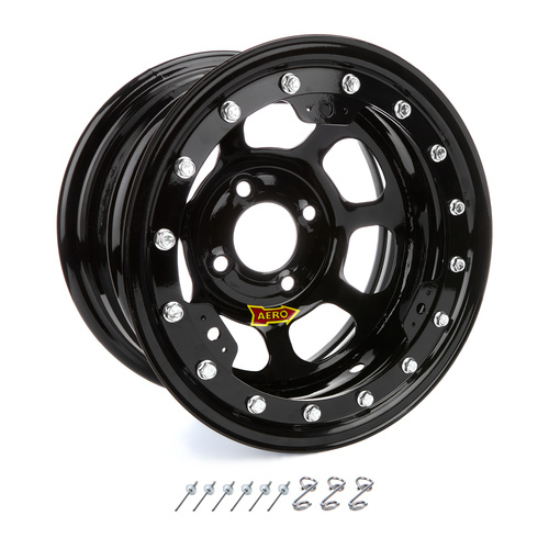 Aero - ARW33-184520 | 13X8 2IN. 4.50 BLACK BEADLOCK WHEEL