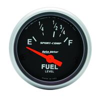 Autometer - 3318 | Auto Meter Sport-Comp Electric Fuel Level Gauge - 2-1/16 in.