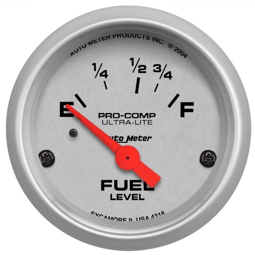 Autometer - 4318 | 2-1/16IN ULTRA-LITE FUEL LEVEL GAUGE