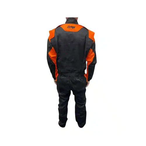 DRW SFI SINGLE LAYER SUIT ORANGE / BLACK