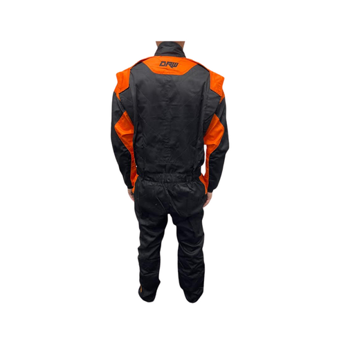 DRW SFI SINGLE LAYER SUIT ORANGE / BLACK
