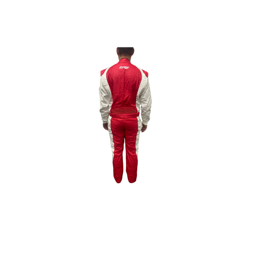 Dominator Race Wear - Red & White 2 Layer SFI 3.2A/5 Race Suit