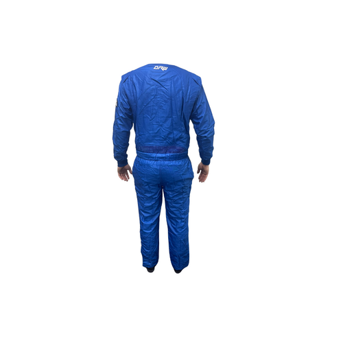 Dominator Race Wear - Blue, White 2 Layer SFI 3.2A/5 Race Suit
