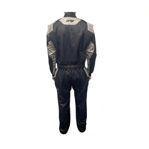 DRW SFI 2 LAYER SUIT BLACK / GREY