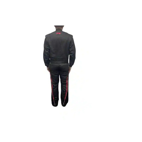 Dominator Race Wear - Black, Red, White 2 Layer SFI 3.2A/5 Race Suit [MED]