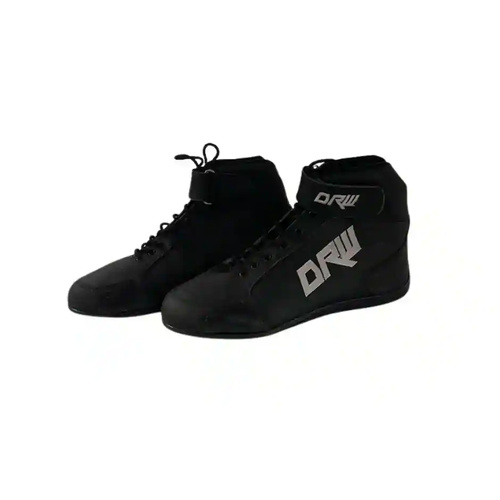 DRW TRACTION RACE SHOES SFI 3.3/5 BLK/SILVER