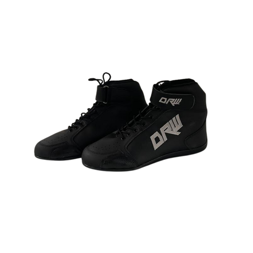 DRW TRACTION RACE SHOES SFI 3.3/5 BLK/SILVER