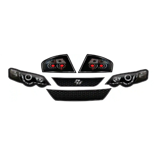 DUG-BAHT-  BA HEADLIGHT & TAILLIGHT DECAL SET