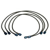 Brown & Miller - ICOKAE-B13 | -2 Soft Brake Lines with -3 Ends - 16" Straight-90