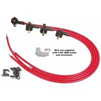 MSD - 31689 |  Super Conductor 8.5mm Spark Plug Wire Set - Red