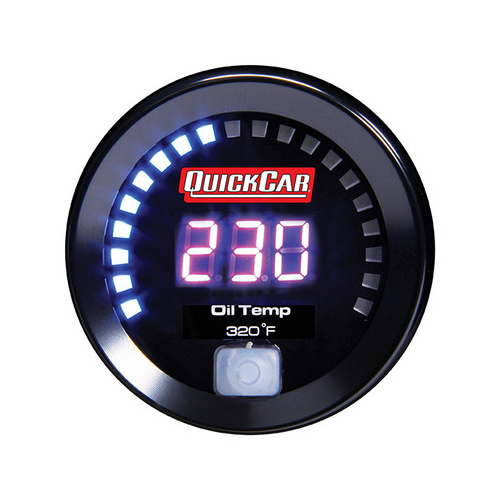 QuickCar - 67-009 | DIGITAL OIL TEMPERATURE GAUGE 100-320