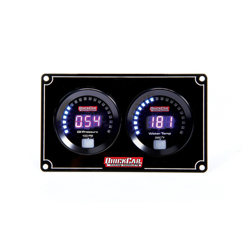 QuickCar - 67-2001 |Digital 2-gauge Panel Op/wt