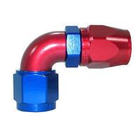 Speedflow - 103-04 | 100 Series Cutter Style 90° Hose End Braided to -4