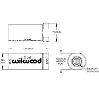Wilwood - 260-13706 | Residual Pressure Valve 2lb