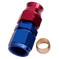 Aeroflow - AF109-05 | Tube to Female AN Adapter5/16" to -6ANBlue/Red Finish. Suits Moroso &Russell Tubing
