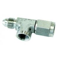 Aeroflow - AF140-03-SS | Straight -3AN Femaleto Male with 1/8" NPTPort Stainless Steel