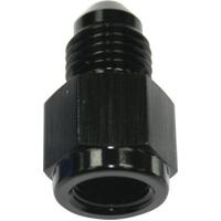 Aeroflow - AF370-03BLK | Straight Female NPT toMale AN Adapter 1/8" to-3ANBlack Finish
