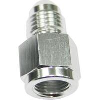 Aeroflow - AF370-04S | Straight Female NPT toMale AN Adapter 1/8" to-4ANSilver Finish
