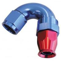 Aeroflow - AF575-08D | 570 Series One-Piece FullFlow 150° Hose End -8ANBlue/Red Finish.Suit 200 Series PTFE Hose
