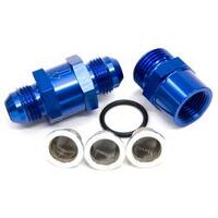 Aeroflow - AF608-03 |      Inline Fuel & OilFilter -3AN BlueFinish. Includes 30, 80 and150 Micron Elements