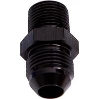 Aeroflow - AF816-03-04BLK | NPT to Straight Male FlareAdapter 1/4" to -3ANBlack Finish