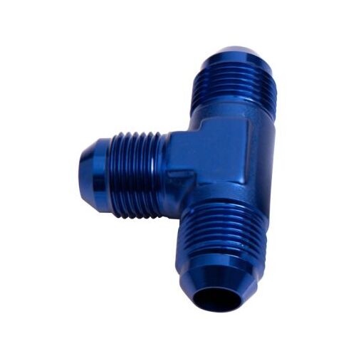Aeroflow - AF824-04 | Flare AN Tee -4AN Blue Finish