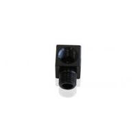 Aeroflow - AF896-02BLK | 90° Female to Malewith 1/8" NPT -3ANBlack Finish