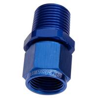 Aeroflow - AF916-06-04 | Male NPT to Female ANStraight Fitting 1/4" to-6ANBlue Finish