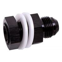 Aeroflow - AF921-08BLK | Fuel Cell Fitting -8ANBlack Finish