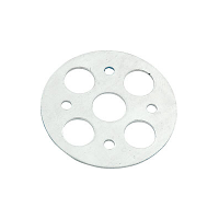 Allstar - 18471 | Lightweight Aluminum Hood Pin Scuff Plate (Only) - 1/2"