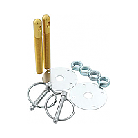 ALLSTAR - ALL18503 | Aluminum Hood Pin Kit Gold