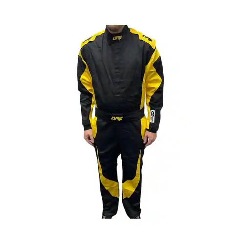 DRW SFI SINGLE LAYER SUIT YELLOW / BLACK