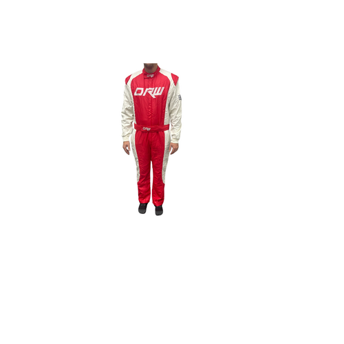 Dominator Race Wear - Red & White 2 Layer SFI 3.2A/5 Race Suit