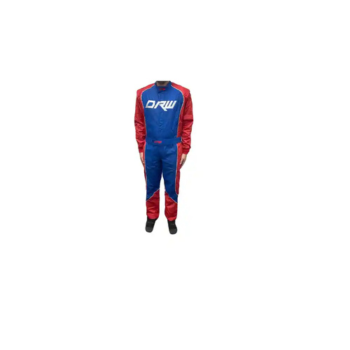 Dominator Race Wear - Blue, Red & White 2 Layer SFI 3.2A/5 Race Suit