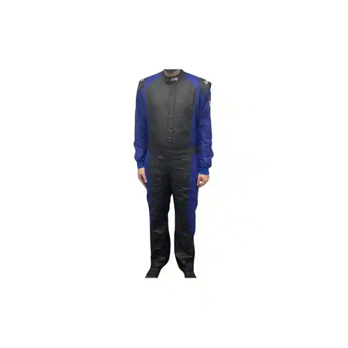 DRW SFI 3.3/5 - 2 Layer Suit Black & Blue [MED]