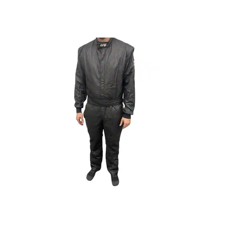 Dominator Race Wear - Black 2 Layer SFI 3.2A/5 Race Suit