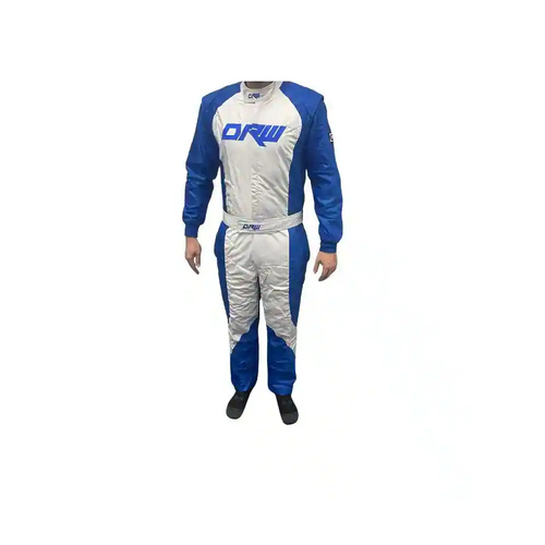Dominator Race Wear - Blue-White 2 Layer SFI 3.2A/5 Race Suit [MED]