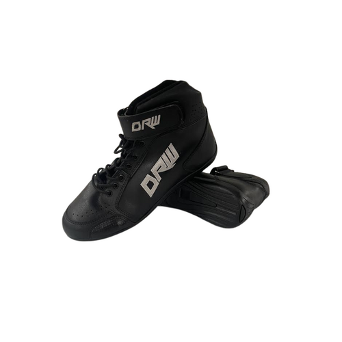 DRW TRACTION RACE SHOES SFI 3.3/5 BLK/SILVER