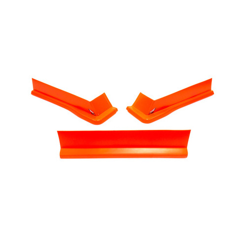 Five Star - 3022-417-FR |  MODIFIED AERO VALANCE 3PC. FLUORESCENT RED