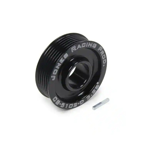 JRPCS-5102-D-B | Serpentine Crankshaft Pulley - 6-Rib - 3.250" Diameter - 1-1/8" Mandrel - 1/8" Keyway
